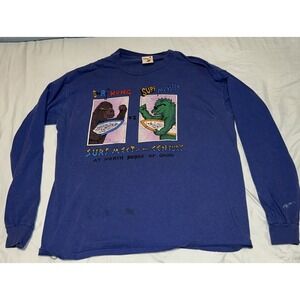 Vintage ORIGINAL 1989s Hobie Oahu Hawaii Surf Kong Surf Monster T Shirt XL